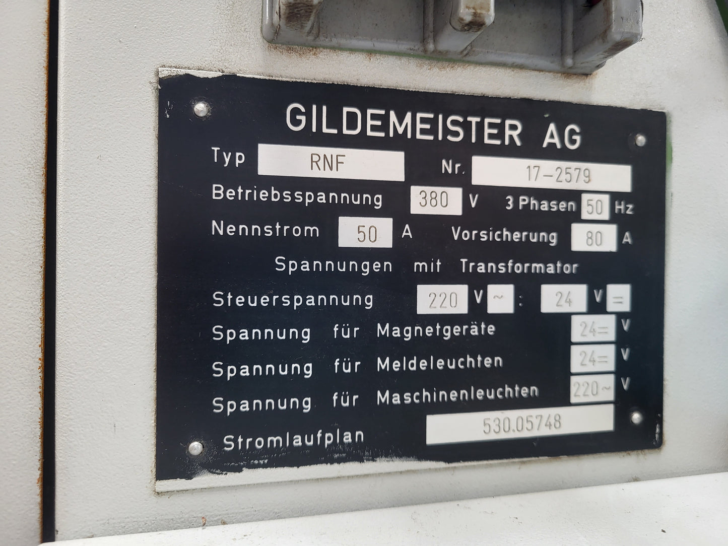 RNF 40/200, 2-Achsen-Drehmaschine, Gildemeister AG., mit Hunor PNC721 Steuerung