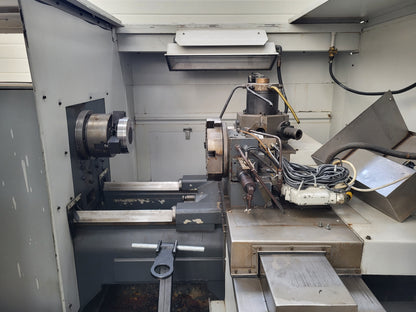 RNF 40/200, 2-Achsen-Drehmaschine, Gildemeister AG., mit Hunor PNC721 Steuerung