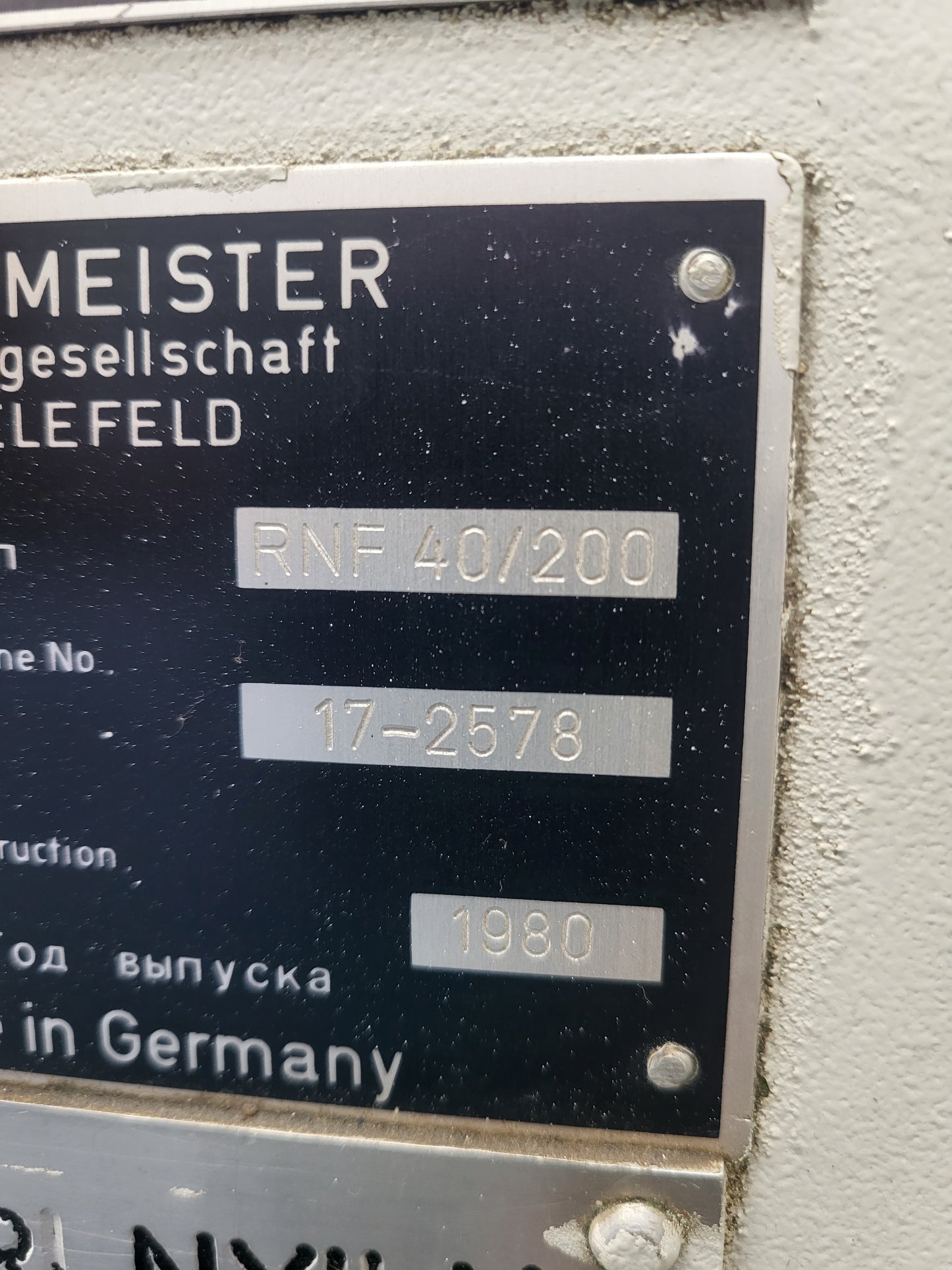 RNF 40/200, 2-Achsen-Drehmaschine, Gildemeister AG., mit Hunor PNC721 Steuerung