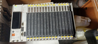 Simatic 505 teljes plc-rack, Siemens, 505-6851-A CPU-val