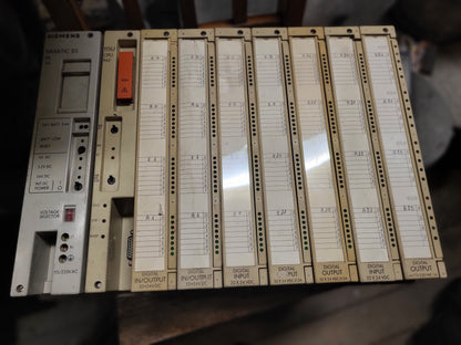 Siemens, Simatic S5, 115U, Siemens, full plc-rack, 942-es CPU-val