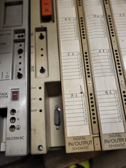 Siemens, Simatic S5, 115U, Siemens, full plc-rack, 942-es CPU-val
