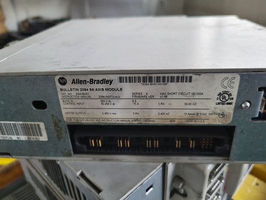 2094-BM01, Kinetix 6000, szervo hajtás, Allen Bradley, 3.9kW, 9A