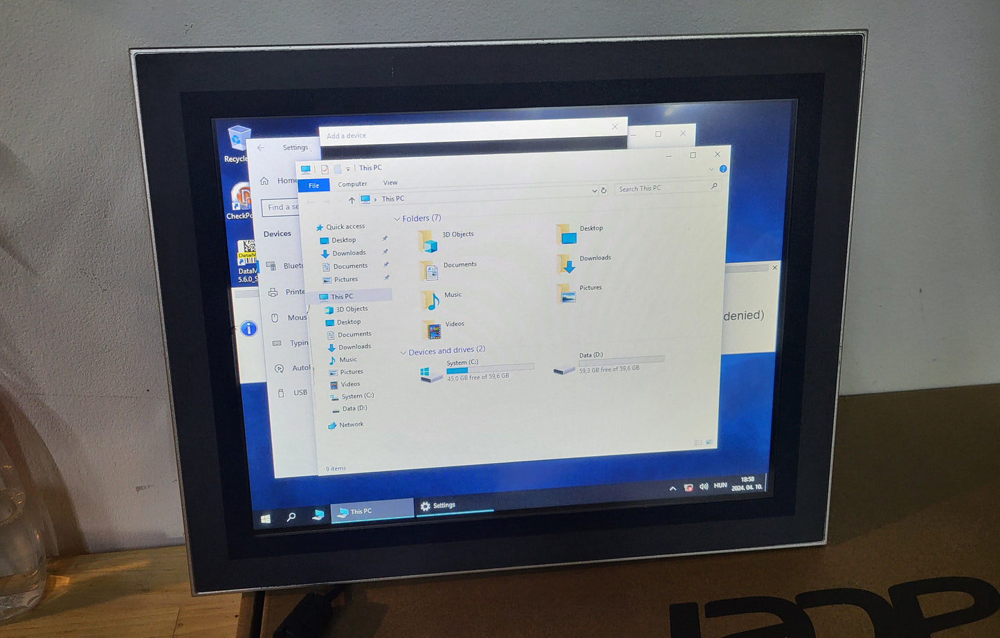 TPC-DRM121C1-4G-128GS, ipari panel-pc, Taicenn, új modul