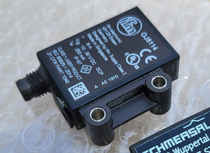 OJ5114 Laser, reflex fénysorompó, IFM