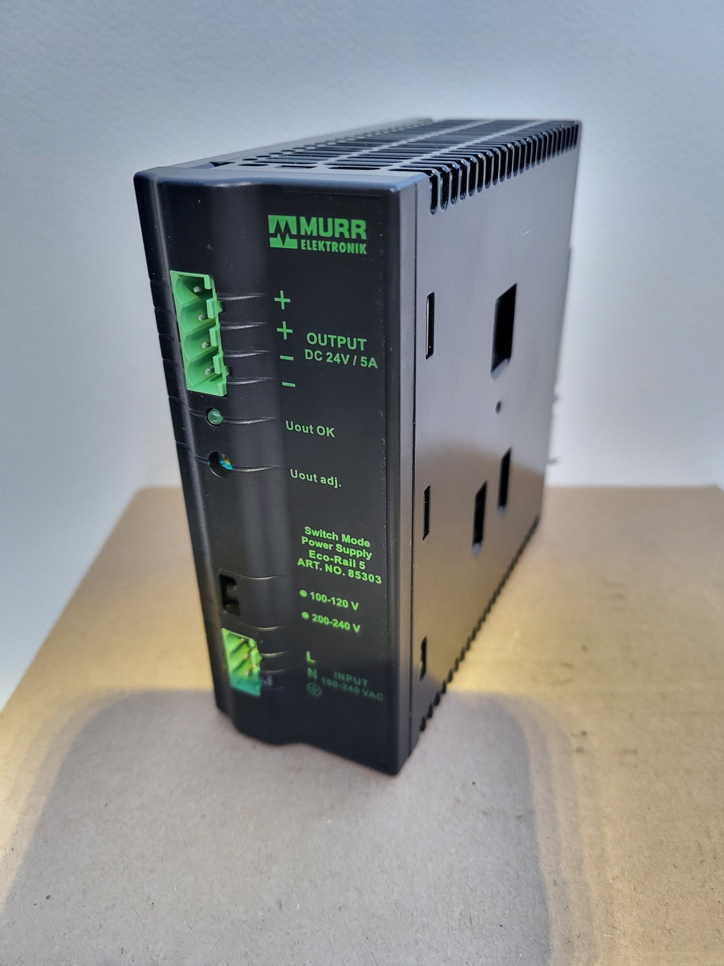 85303, Murr power supply, Eco-Rail 5-100-240/24