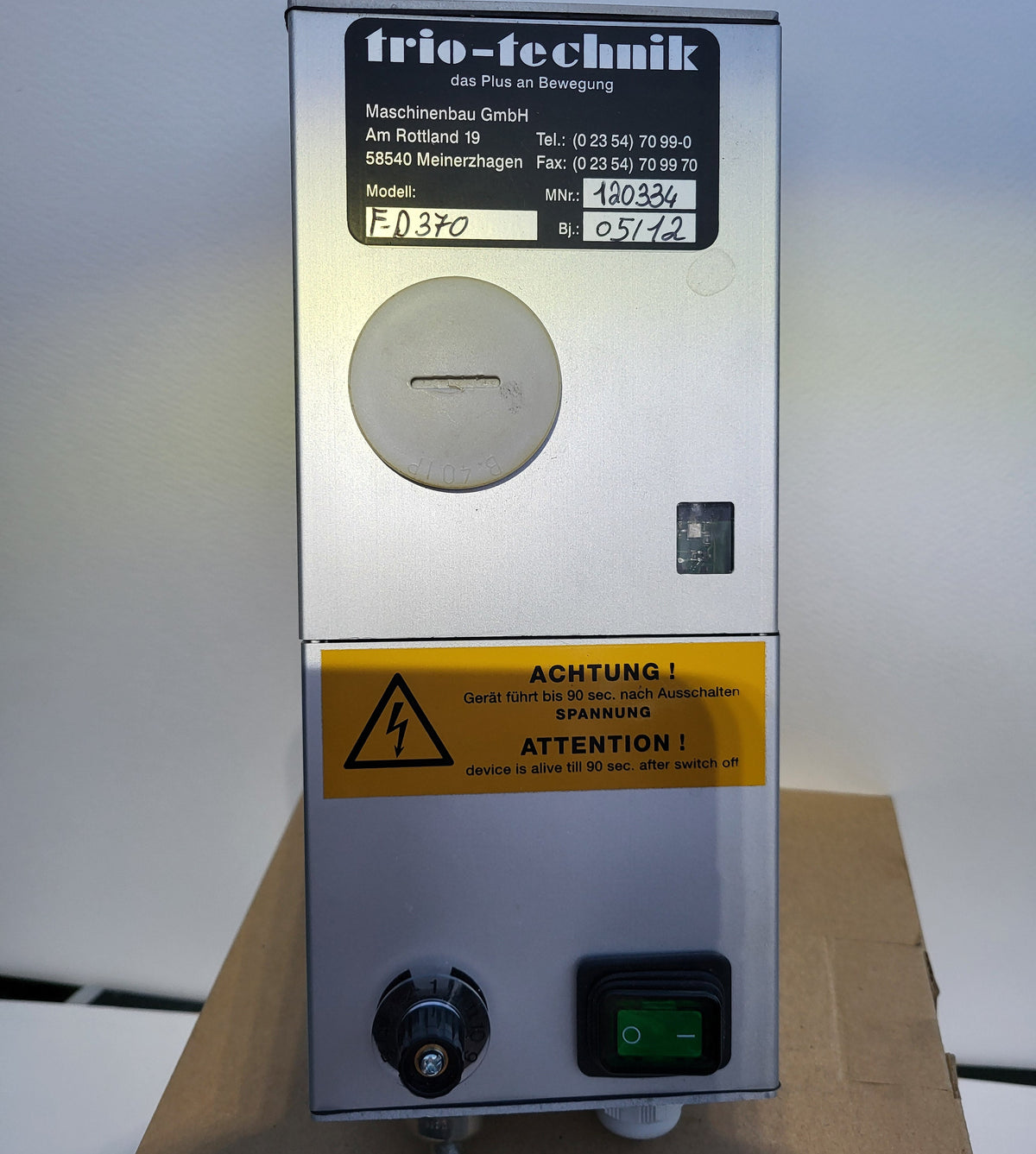 F-D370 elektronikai modul, Trio-technik
