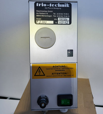 F-D370 elektronikai modul, Trio-technik
