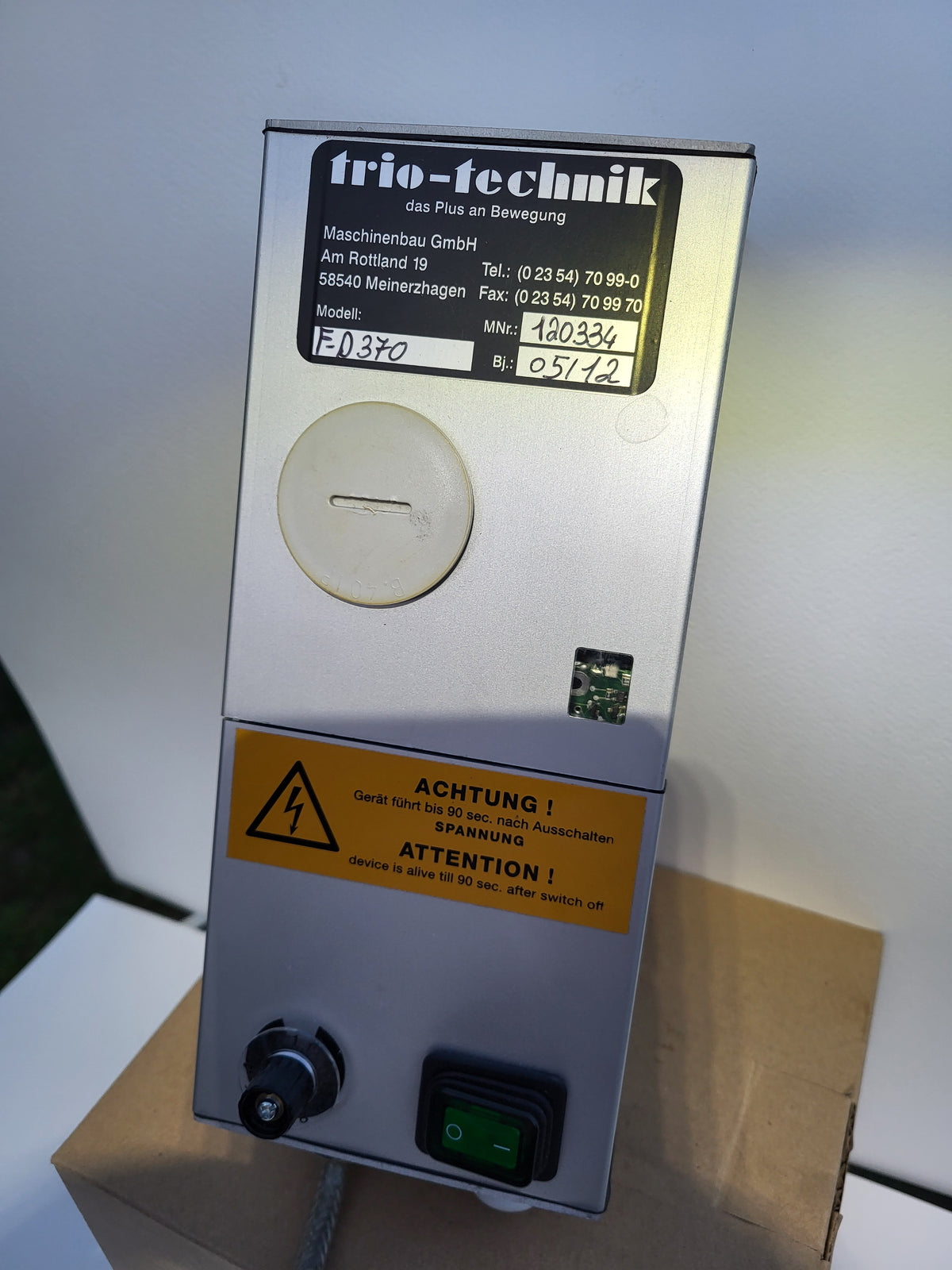 F-D370 elektronikai modul, Trio-technik