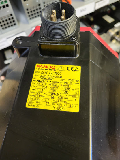 A06B-0247-B400, AC servo motor, 4kW, Fanuc