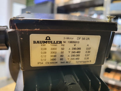 DF56-2A, Baumüller, segéd-hűtőmotor főmotorhoz, 0.08kW