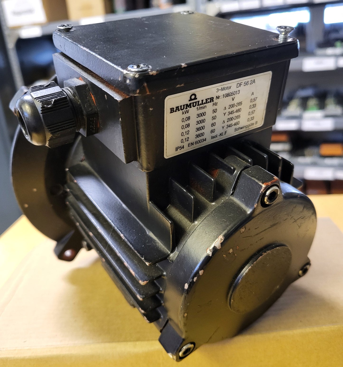 DF56-2A, Baumüller, segéd-hűtőmotor főmotorhoz, 0.08kW