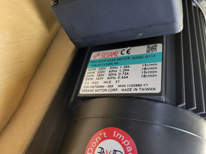 G11V200S-90, Sesamchip-Entfernungsgetriebemotor, 0,2 kW