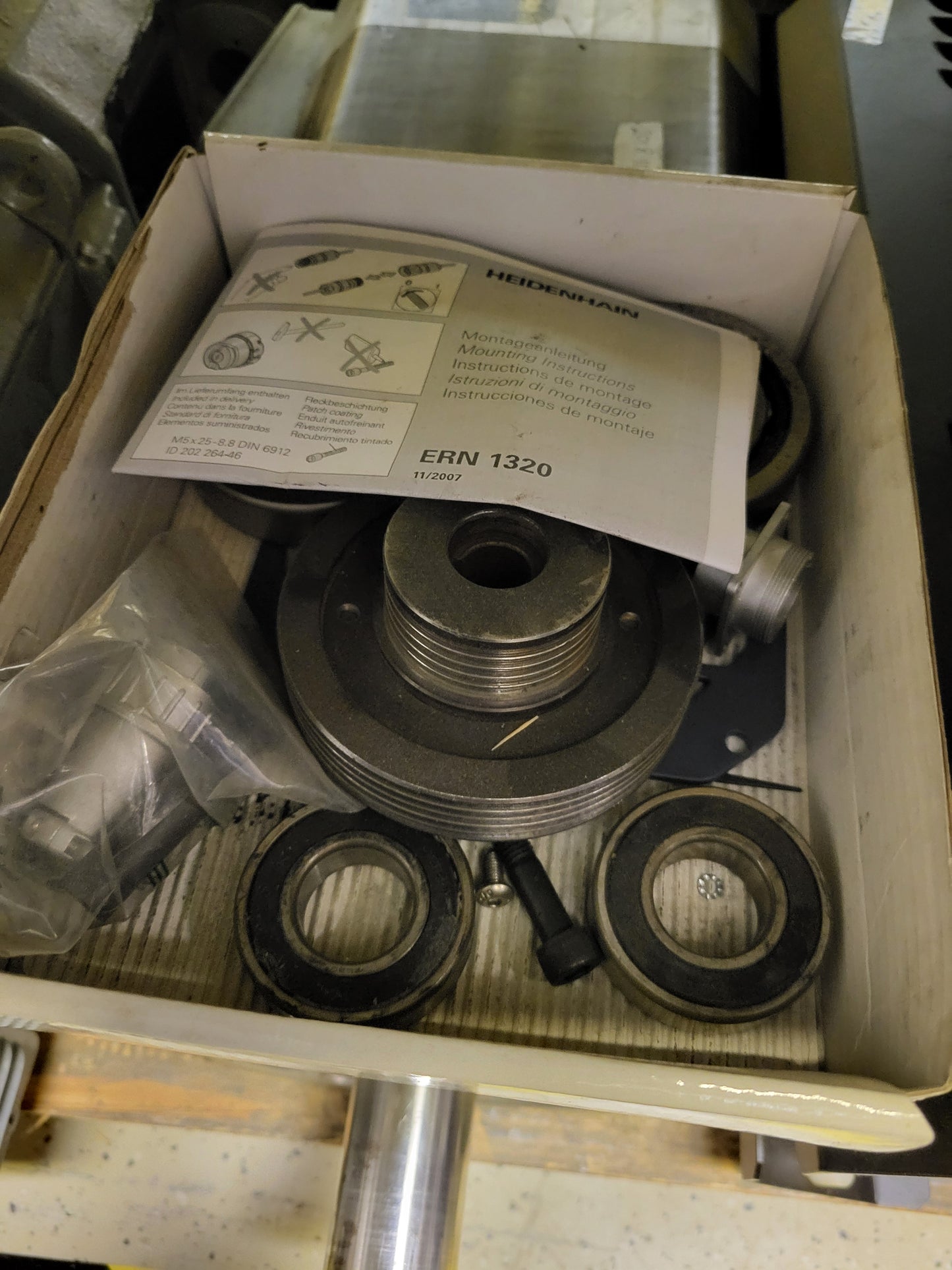 374330-13, QAN200U, Heidenhain, 10-8kW, 25A, aszinkron motor, orsócsapággyal