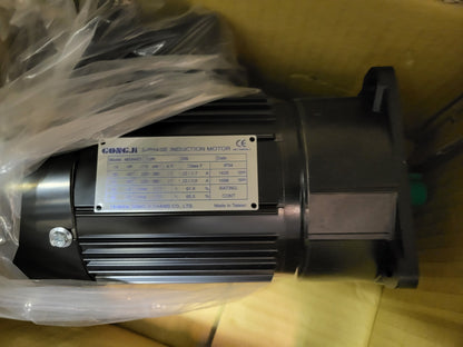 SHSM02182BA11, 3 fázisú szerszámcserélő-motor, hajtóművel, 0.18kW, Gong Ji