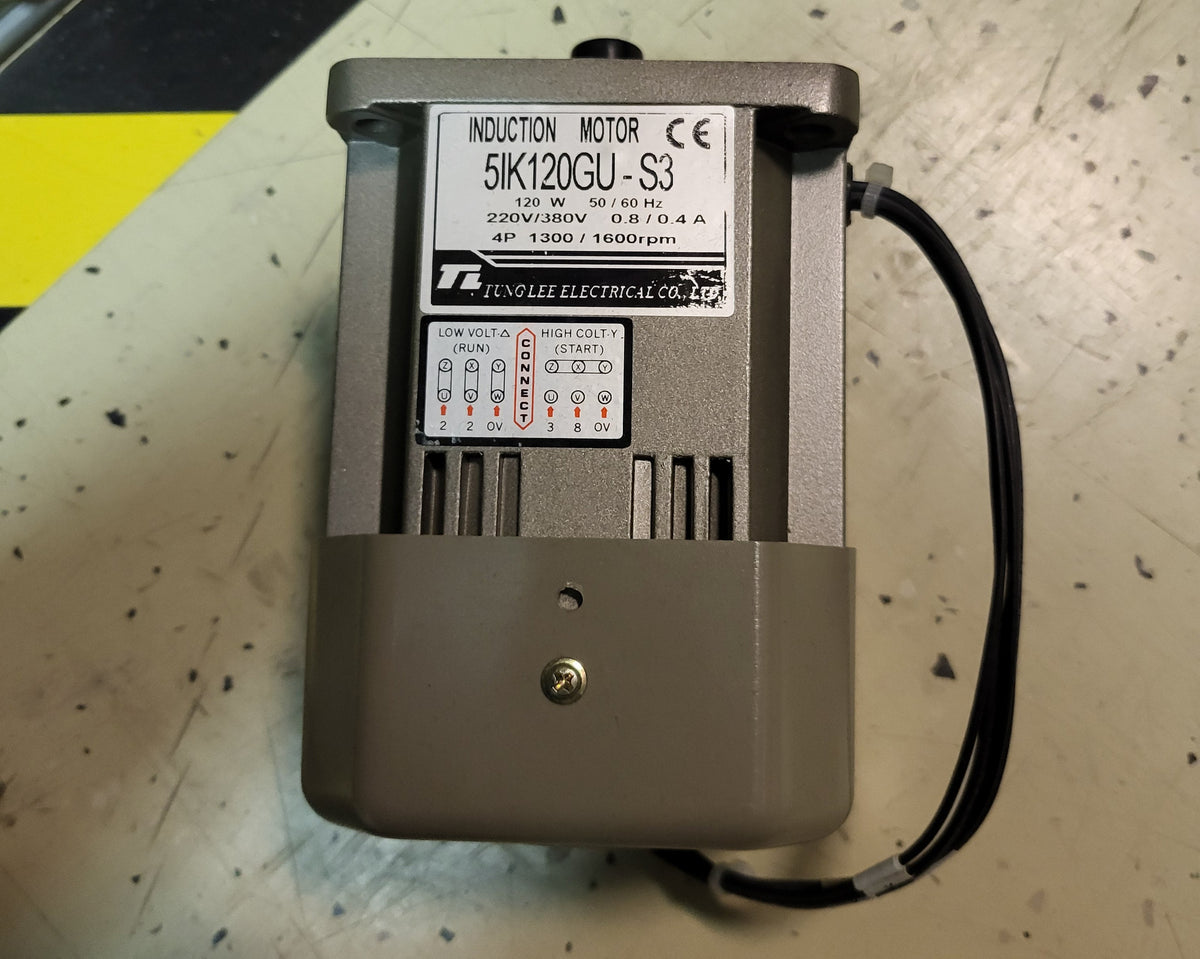 5IK120GU-S3, indukciós motor, 0.12kW, Ling Lee