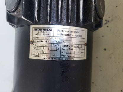 MDC10.40C/MMA-0, 170V DC-szervo motor, ~2.1 kW, Indramat