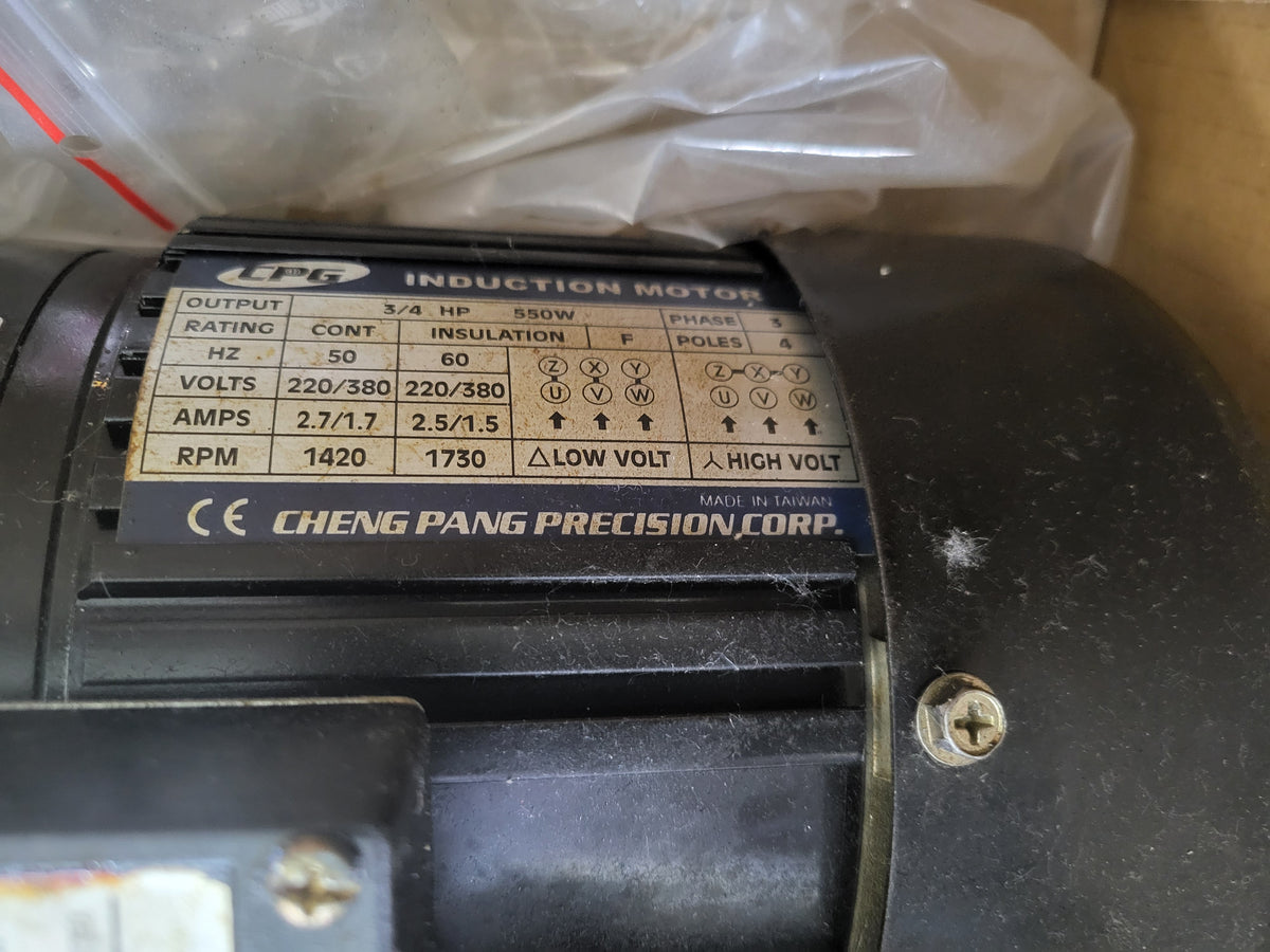 CPGGV-2, fékes, aszinkron villanymotor, 0.55 kW, Cheng Pang
