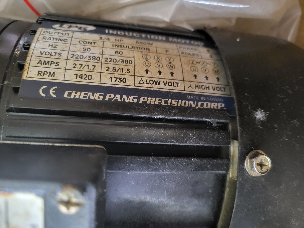CPGGV-2, fékes, aszinkron villanymotor, 0.55 kW, Cheng Pang