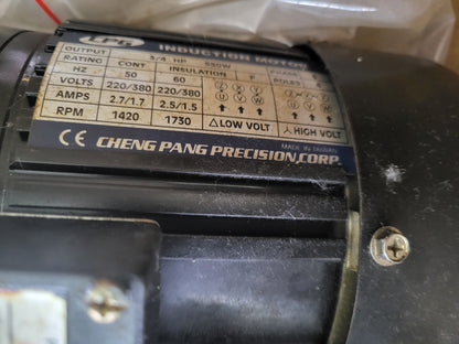 CPGGV-2, fékes, aszinkron villanymotor, 0.55 kW, Cheng Pang