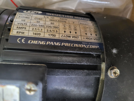 CPGGV-2, fékes, aszinkron villanymotor, 0.55 kW, Cheng Pang