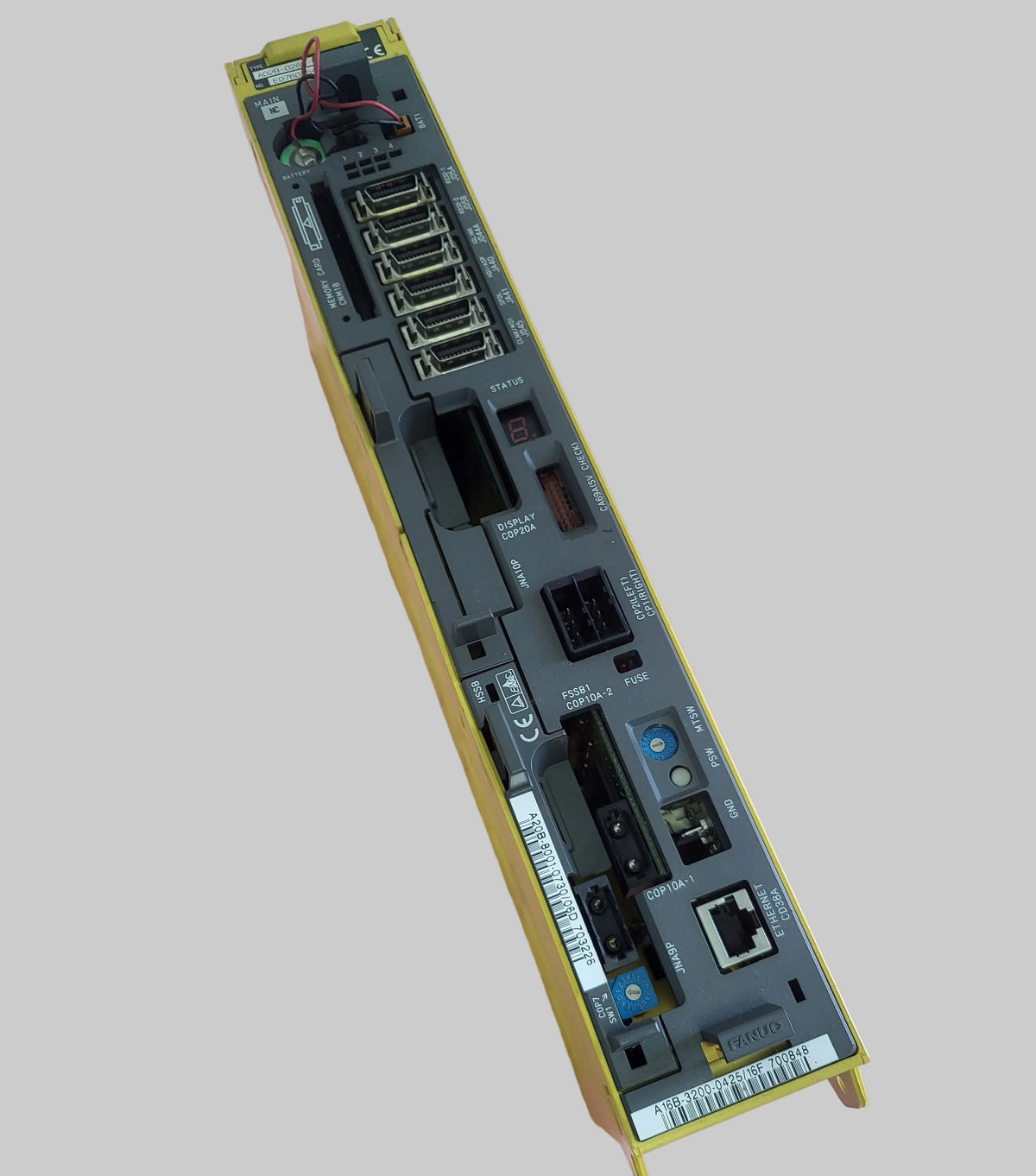 A02B-0285-B801, 21i/210i-B, Basic Unit, CNC-vezérlő modul, FANUC