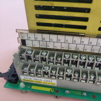 A03B-0815-C021, I/O csatlakozó/elosztó panel, Fanuc