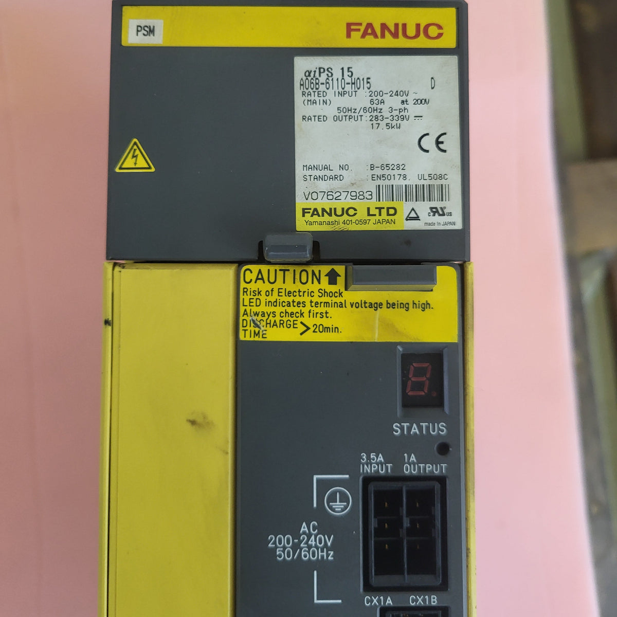A06B-6110-H015, FANUC αiPS 15 tápmodul, 17.5 kW, Fanuc