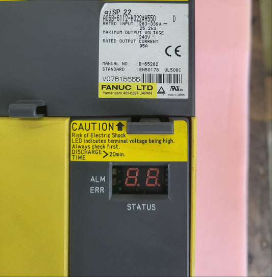 A06B-6112-H022#H550, iSP 22 főorsó-hajtás modul, 95A, Fanuc