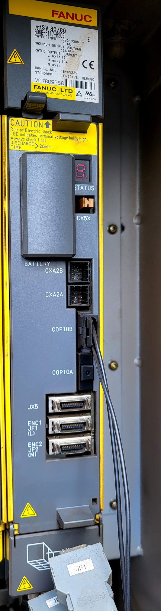 A06B-6117-H209, zweiachsig, Servoverstärkermodul, αiSV 80/80, 11 kW, Fanuc