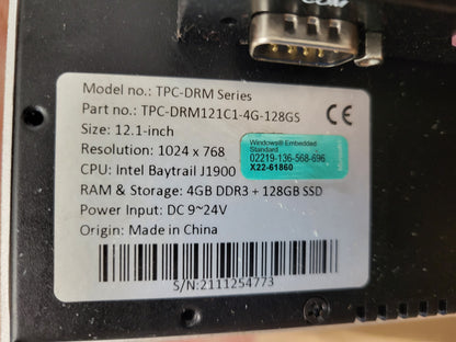 TPC-DRM121C1-4G-128GS, ipari panel-pc, Taicenn, új modul