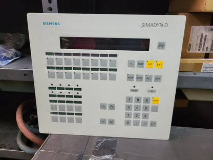 6DD1670-0AF0, SIMADYN D, OPERATOR PANEL, 0P1, Siemens