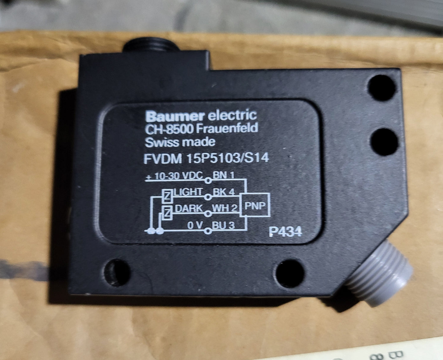 FVDM 15P5103S14, Baumer, optikai érzékelő