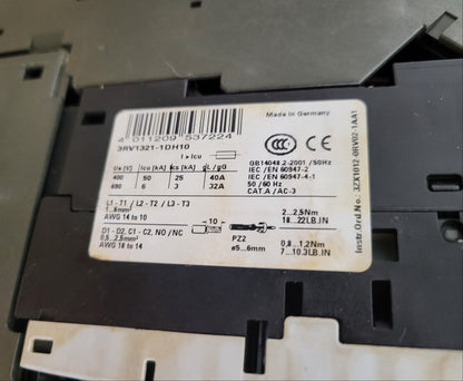 3RV1321-1DH10 circuit breaker, Siemens, 3.2A