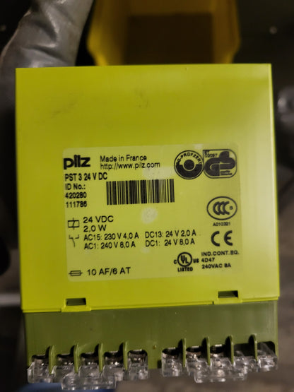 PST324VDC (420280), Pilz, zweikanaliges Sicherheitsrelais