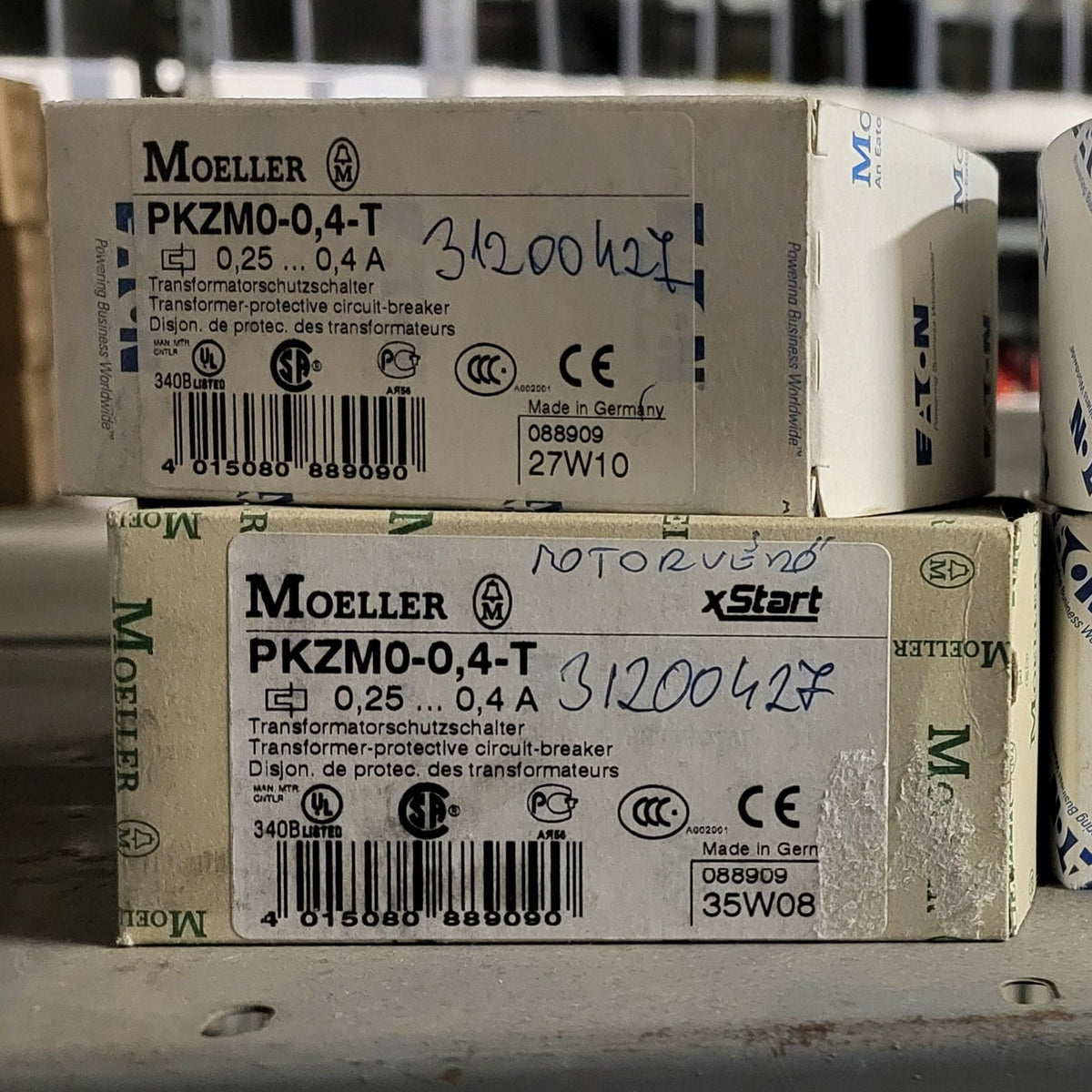 PKZM0-0,4-T, 088909, motorvédő, Eaton Moeller