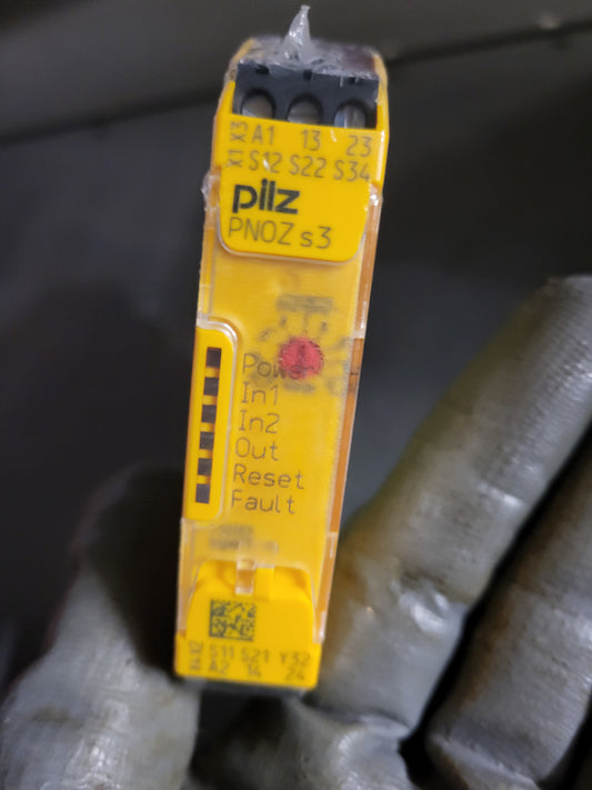750103, PNOZ S3 24VDC 2 n/o, Pilz, safety relay