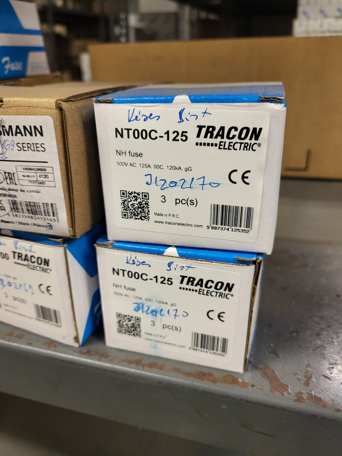 NT00C-125, késes biztosító, Tracon