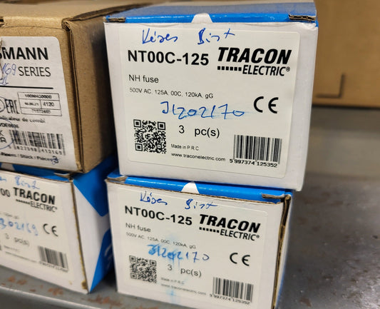 NT00C-125, késes biztosíték, Tracon