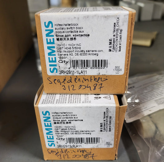 3RH2911-1LA11, segédkapcsoló, Siemens