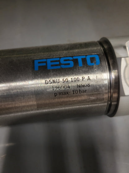 DSNU-50-100-PA, round working cylinder, Festo, 10bar