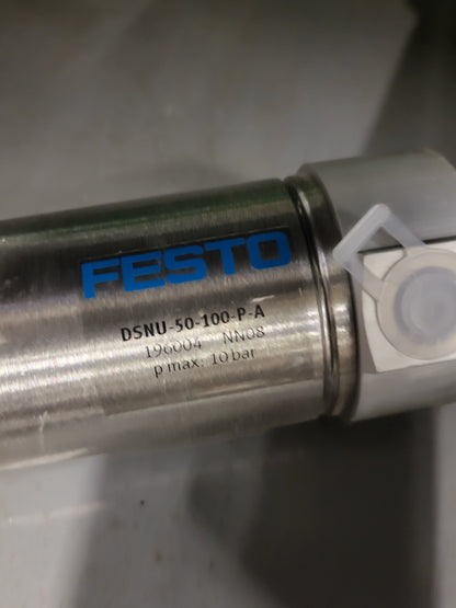 DSNU-50-100-PA, round working cylinder, Festo, 10bar