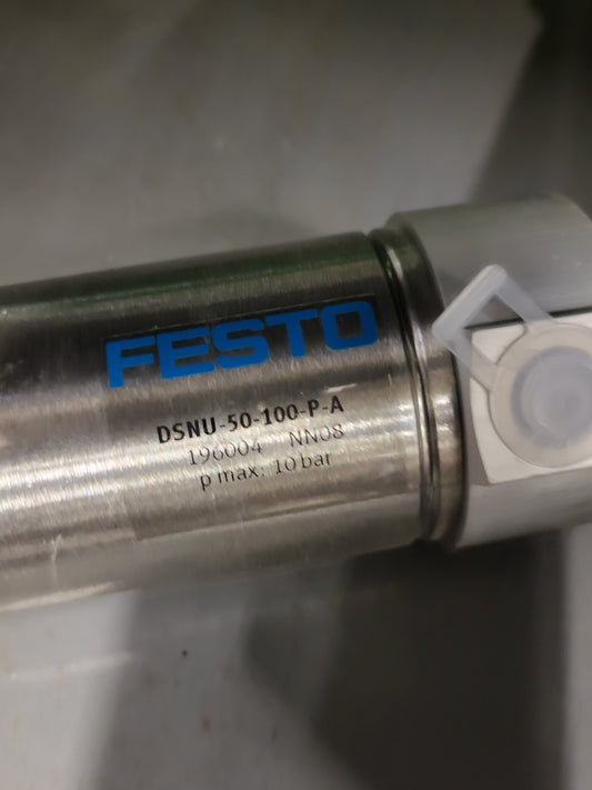 DSNU-50-100-PA, round working cylinder, Festo, 10bar