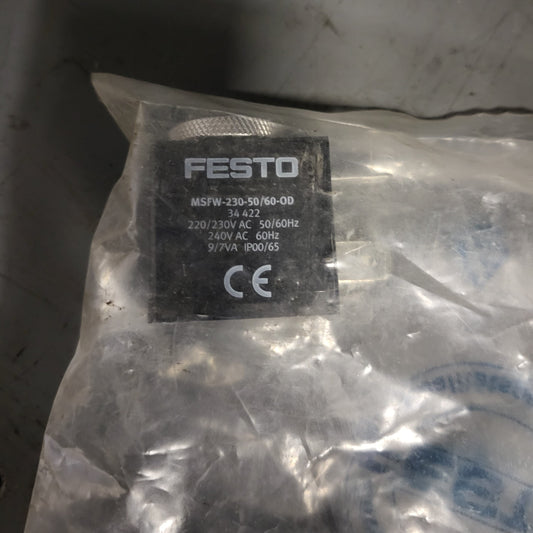 MSFW-230-50/60-OD, 34422, szolenoid tekercs, Festo