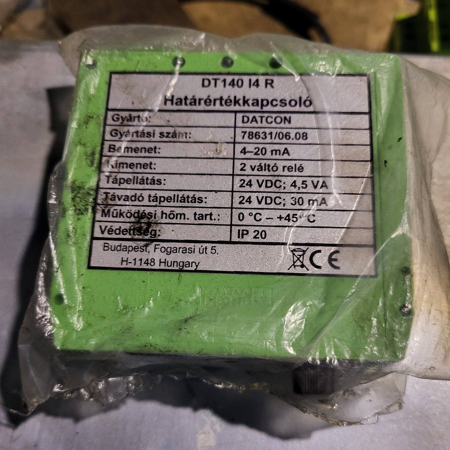 DT140I4R, Endschalter, DATCON