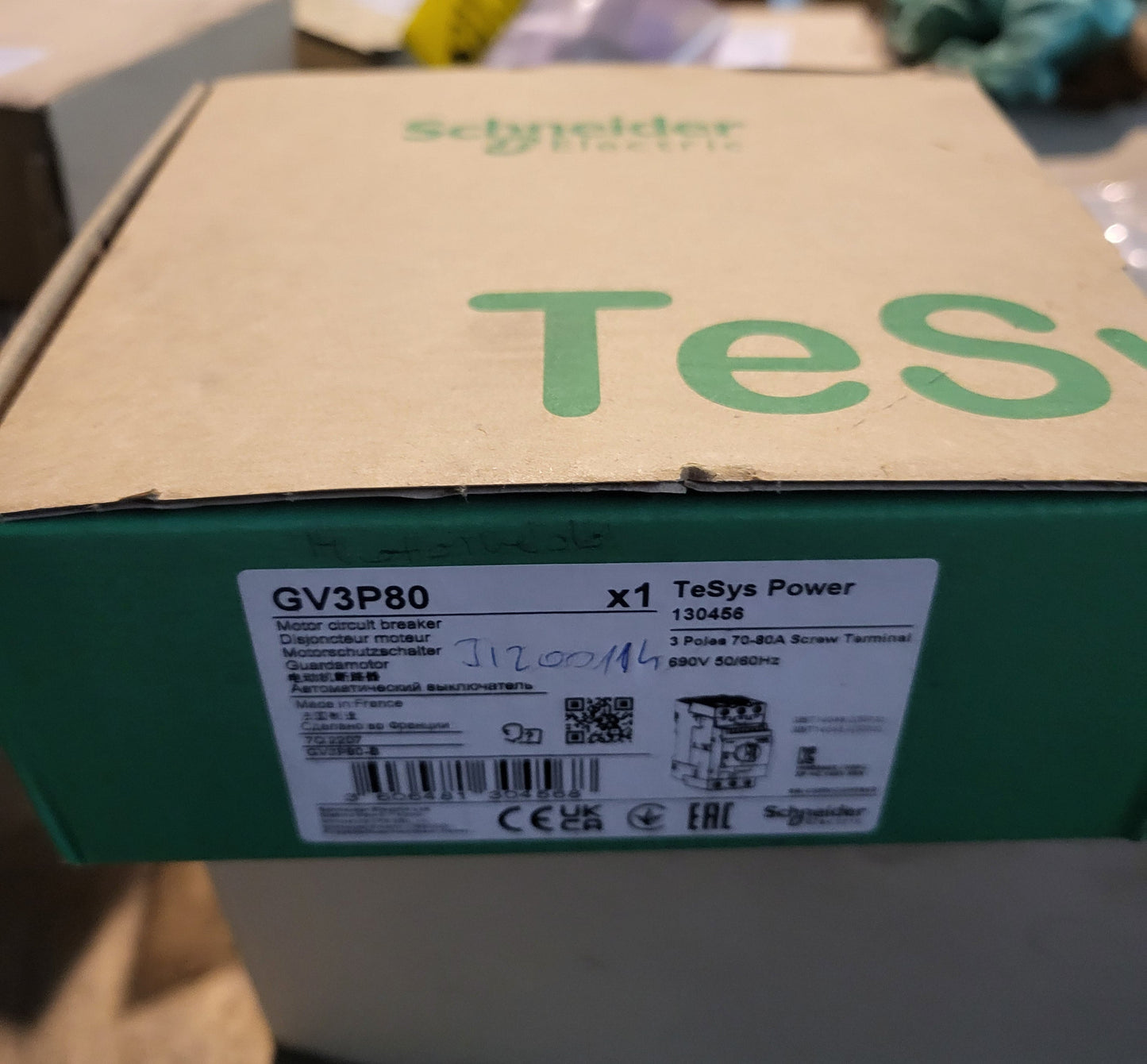 GV3P80, W917256180211 Schneider, motor circuit breaker, 60947-2 module