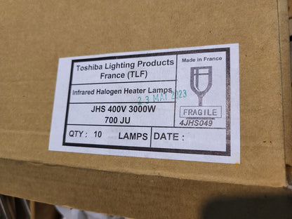 JHS 400V 3000W 700 JU, Toshiba, infravörös halogén fűtőlámpák