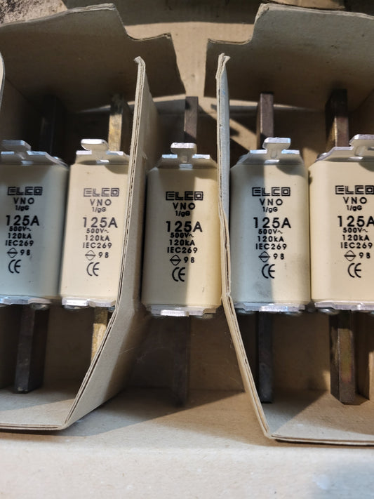 ELCO VNO, 1gG, 500V, 125A, blade fuse