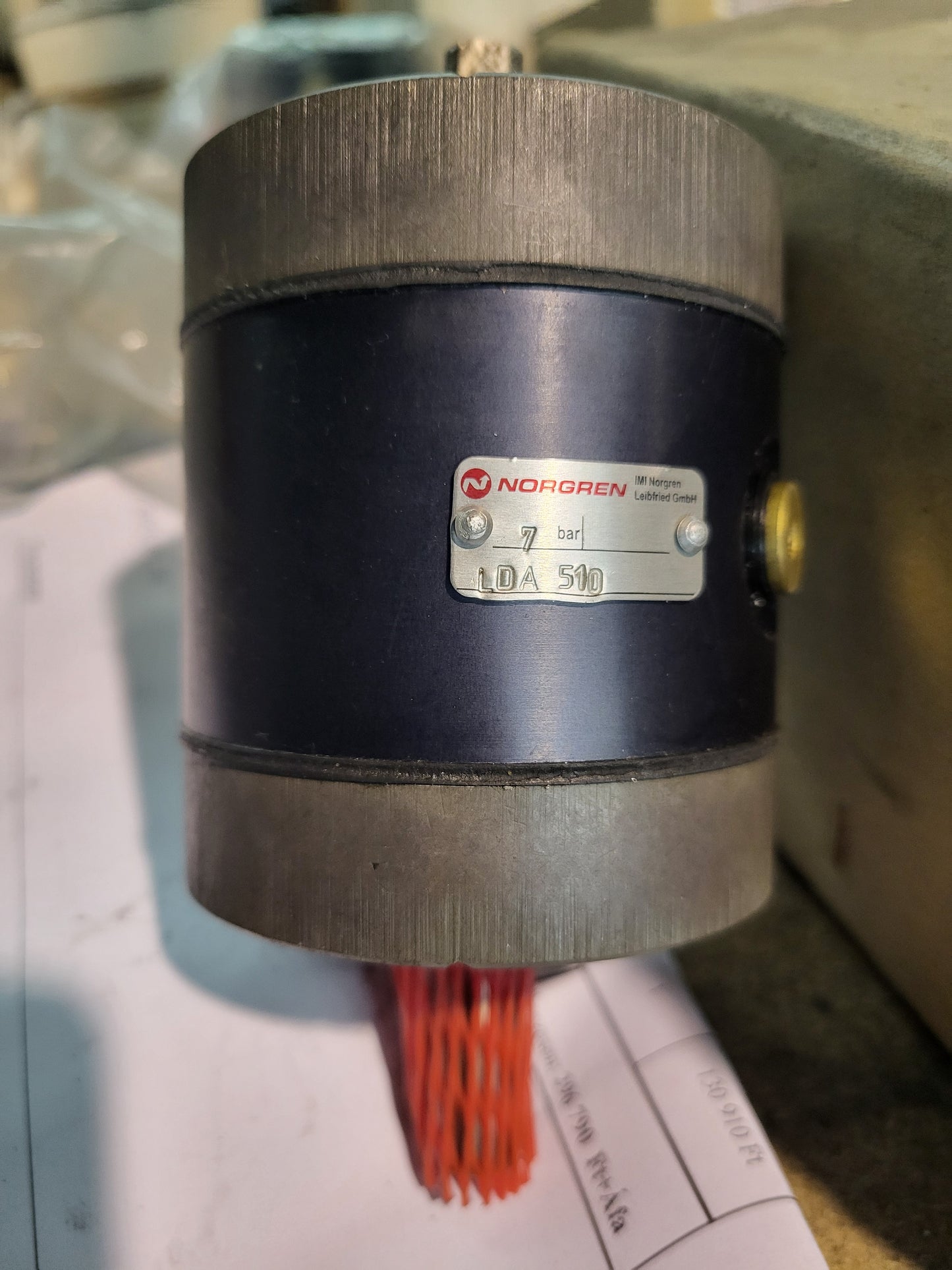 LDA510, Norgren pneumatikus motor, 7 bar