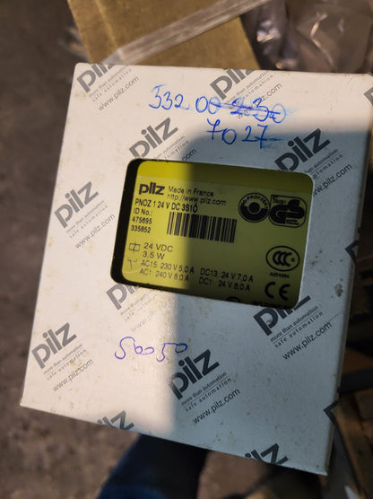 475695, Pilz, Pnoz 1 24VDC 3S1Ö, Sicherheitsrelais